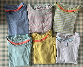Lot de 12 t-shirt taille 80/86 cm