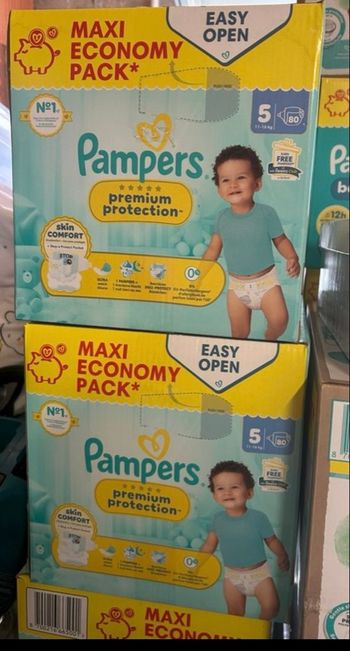 2 Packs Pampers premium protection t5