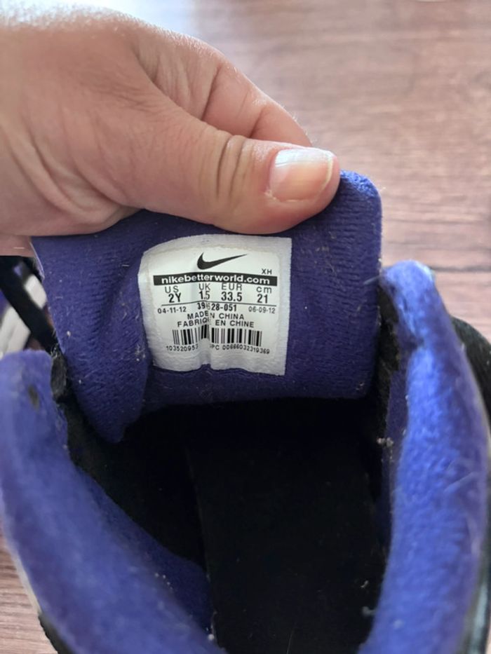Baskets montantes Nike 33,5 - photo numéro 6