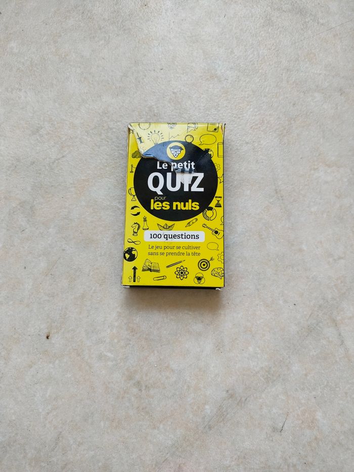 Jeu de cartes – Petit quiz pour les nuls 🎲