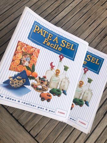 Livre classeur et fiches apprendre la page à sel facile édition Fabbri rétro vintage 1999