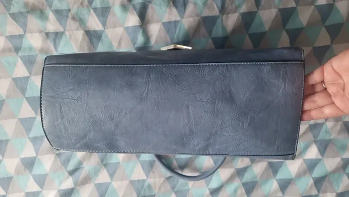 Sac à main texto bleu - photo numéro 3