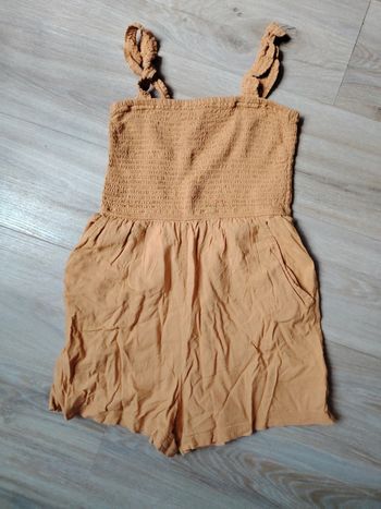 Combishort jaune moutarde