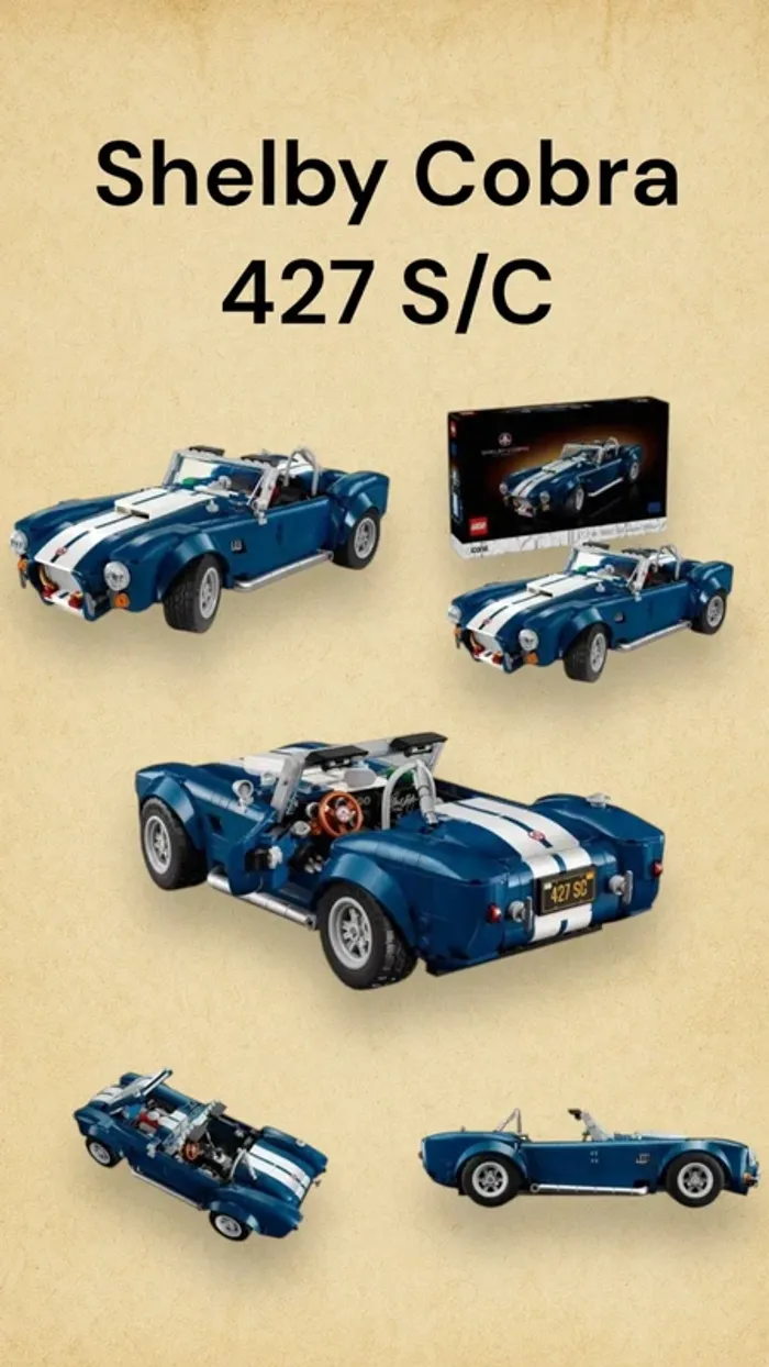 Affiche LEGO – Shelby Cobra 427 S/C #10357 (40x50 cm) - photo numéro 5