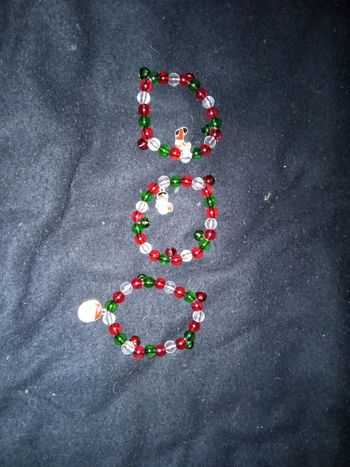 3 bracelets de Noël