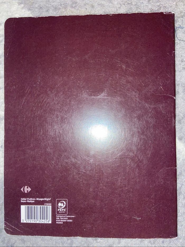 Cahier de musique - photo numéro 2