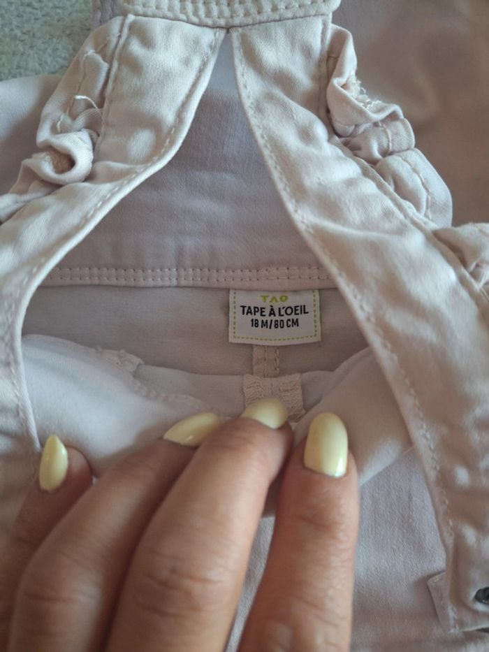 Robe été rose 80cm - photo numéro 2