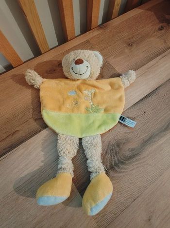 Ours Tex jaune et beige