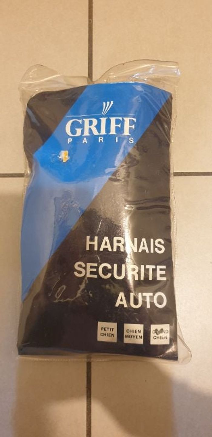Harnais de sécurité voiture pour chien