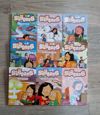 Lot de 9 livres romans les sisters