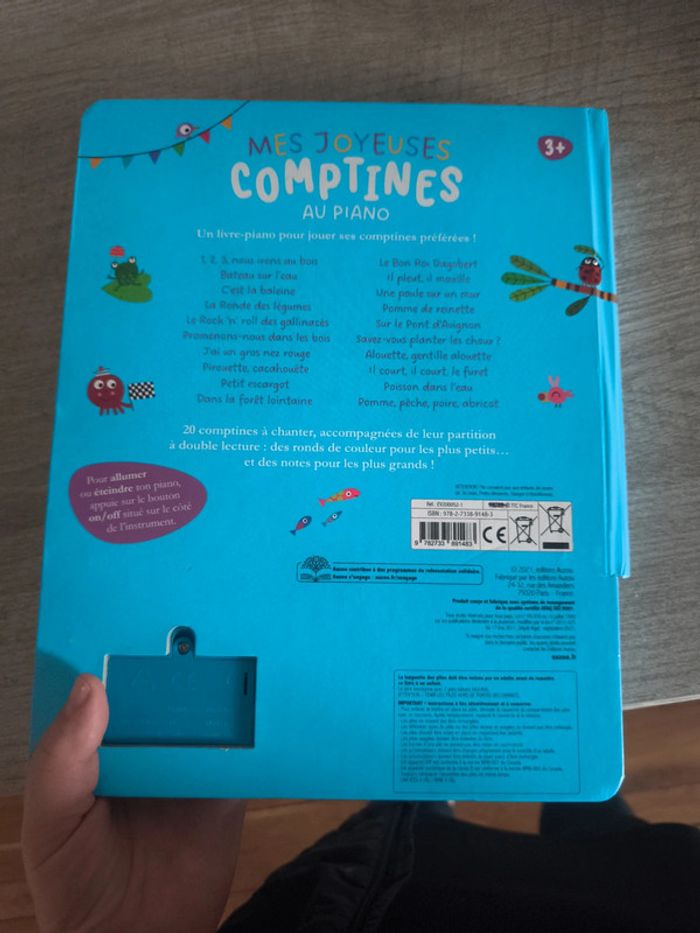 Livre Mes joyeuses comptines au piano - photo numéro 2