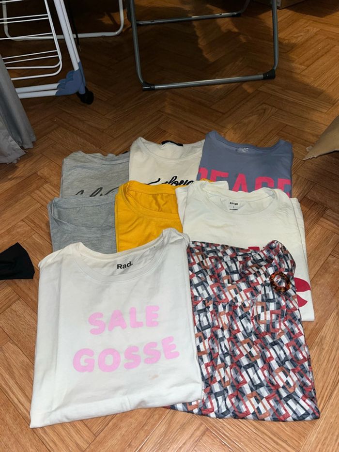 Lot de 8 t-shirt - Taille L