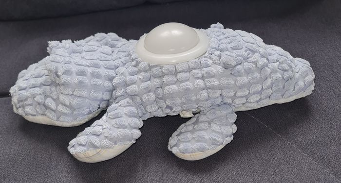 Doudou peluche Crocodile Bill et Bono relief veilleuse 30 cm- Noukies