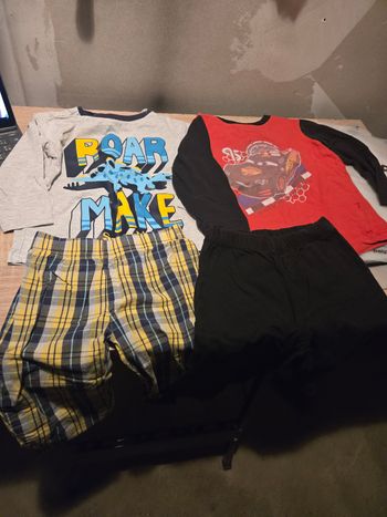 Lot Pyjamas manches longues fins