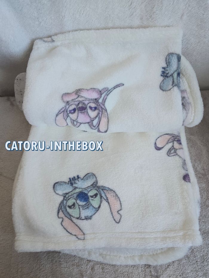 Couverture pour bébé / Blanket Disney Baby Stitch & Angel - photo numéro 5