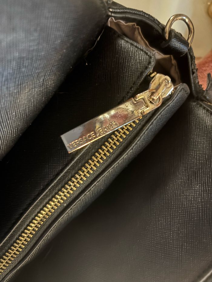 Sac Versace Jean avec portefeuille assorti - photo numéro 6