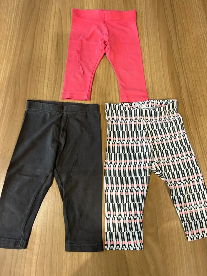 Lot de 3 leggings kitchoun 18 mois - photo numéro 5