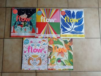 Lot de 5 magazines "Flow"