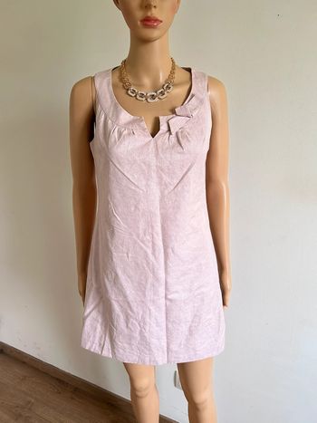 Robe rose brillante sans manches 123 taille 36 jamais portée