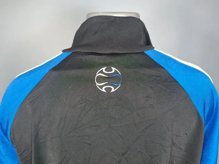 Veste Adidas vintage zippée – Taille L – Bleu/Noir – 2005 - brodé (573) - photo numéro 9
