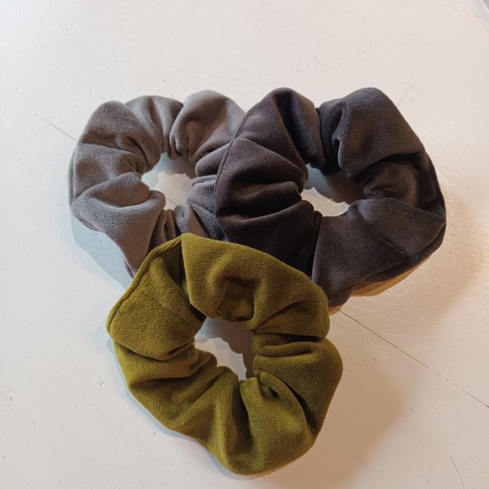 Lot 3 chouchous en velours