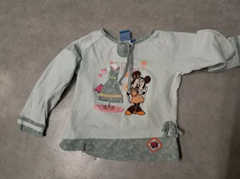 haut tee shirt manches longues fille 4 ans disney