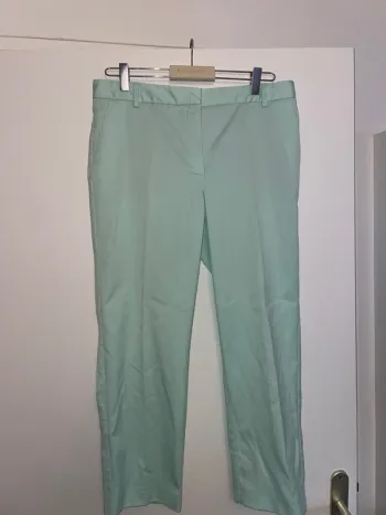 Pantacourt menthe Mango 40