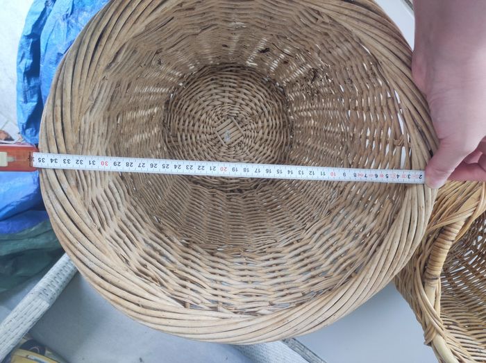 Deux paniers en osier - photo numéro 6