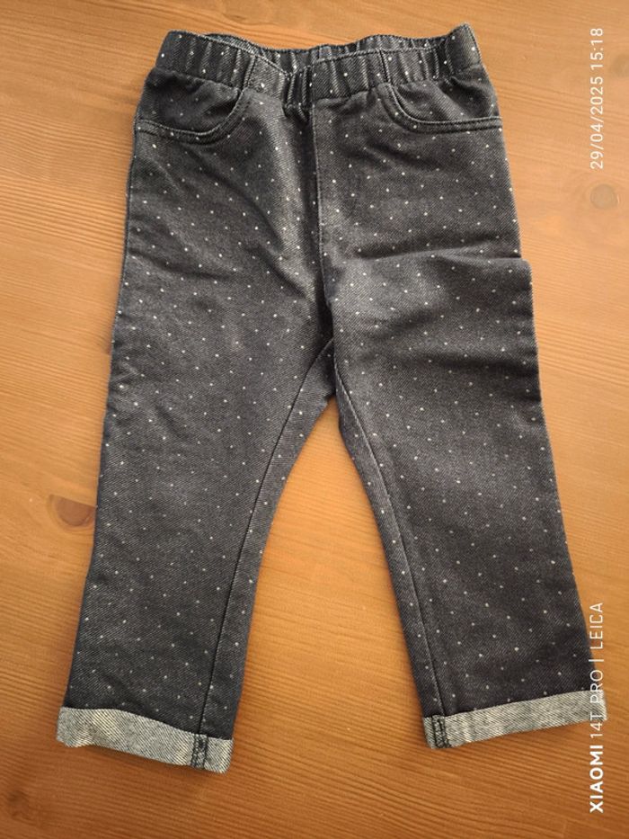 Pantalon legging bleu foncé 18mois Z