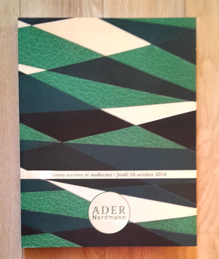 Ader Nordmann livres anciens et modernes 16 octobre 2014 Paris