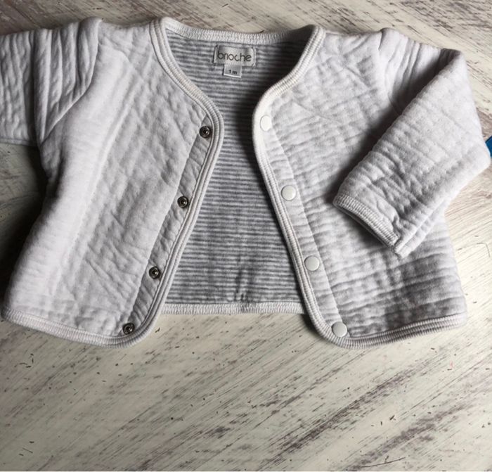 Ensemble 3 pièces « Brioche » 1 mois - photo numéro 6