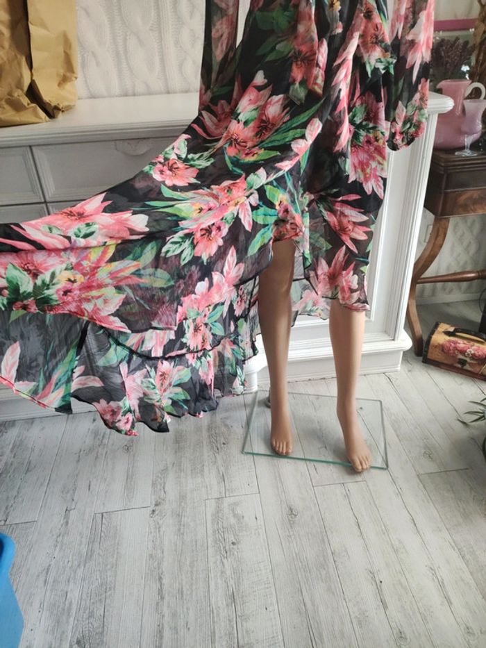 Robe longue cache-coeur Guess t38/40 - photo numéro 3