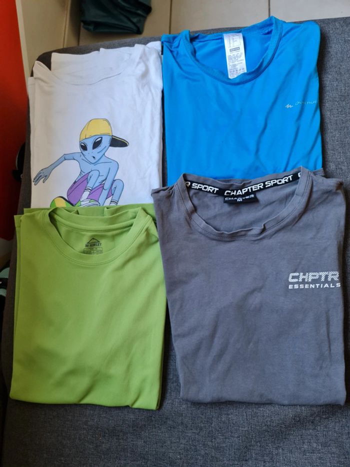 Lot maillots manches courte taille M - photo numéro 6