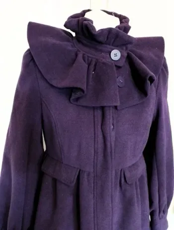 Manteau Preppy col Tulipe Corolle Fifties T M/L