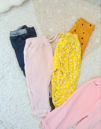 Lot pantalons fille 18 mois