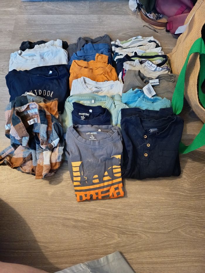 Lot de tee shirt manches longues 6 ans