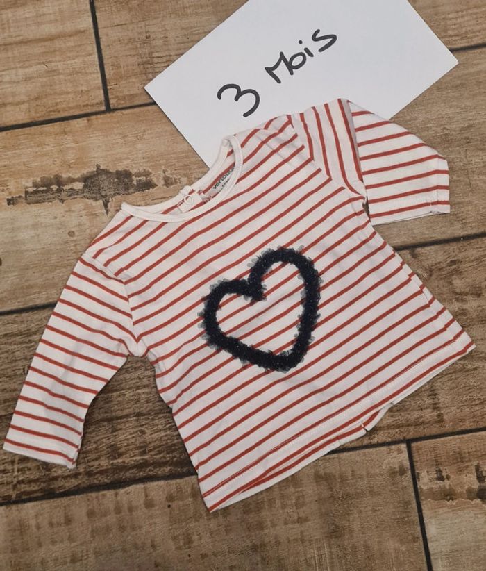 Tee-shirt manches longues bébé fille