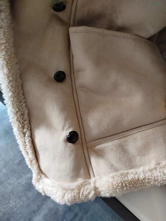 #manteau court #neuf #beige - photo numéro 5