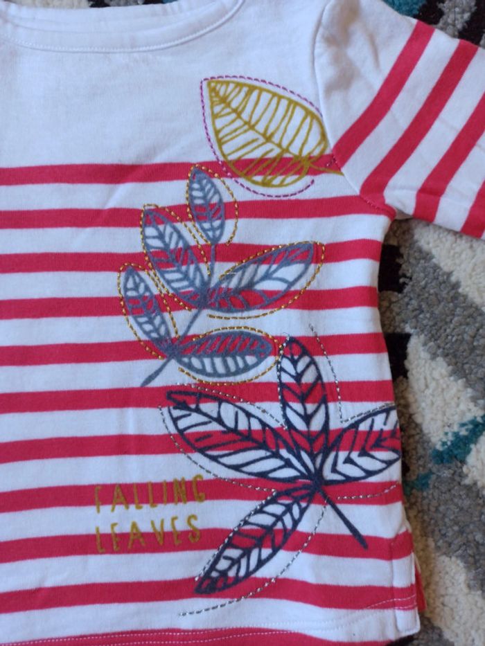T-shirt manches longues mixte - 6 mois - photo numéro 2