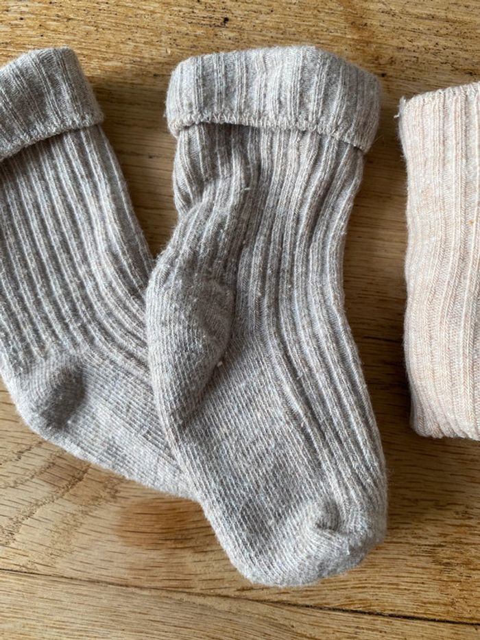 Lot chaussettes Zara - photo numéro 2