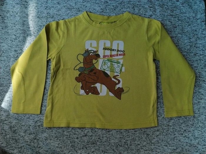 Tee-shirt scooby-doo garçon taille 5 ans