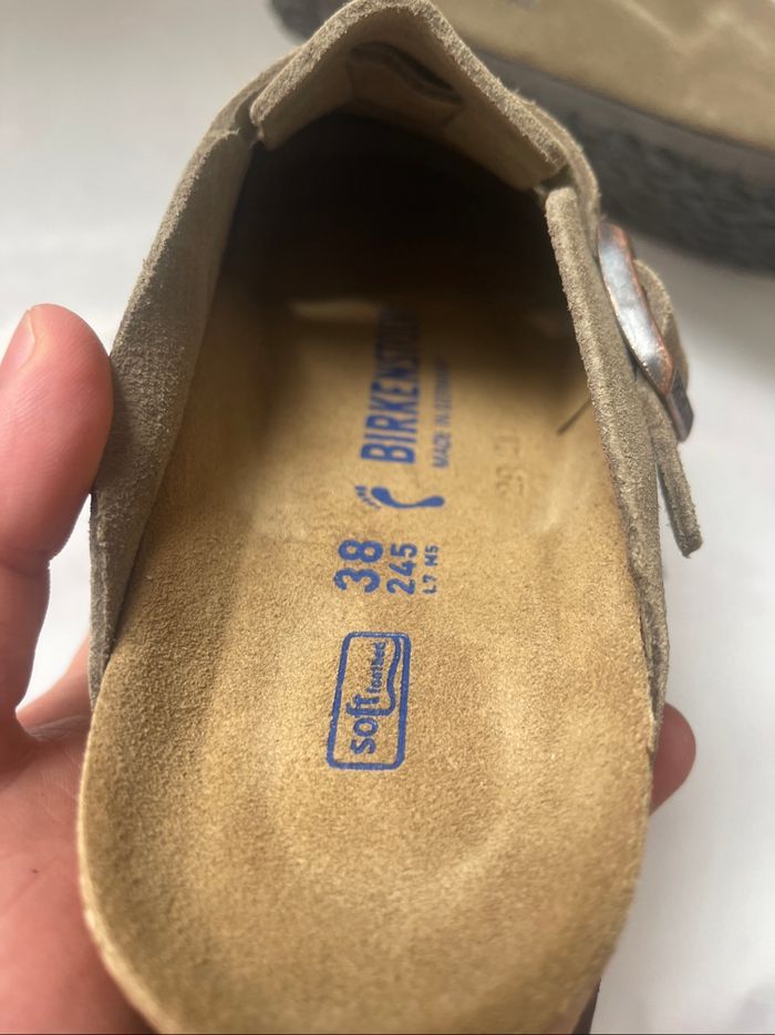 Birkenstock Boston Taupe Taille 38 - photo numéro 3