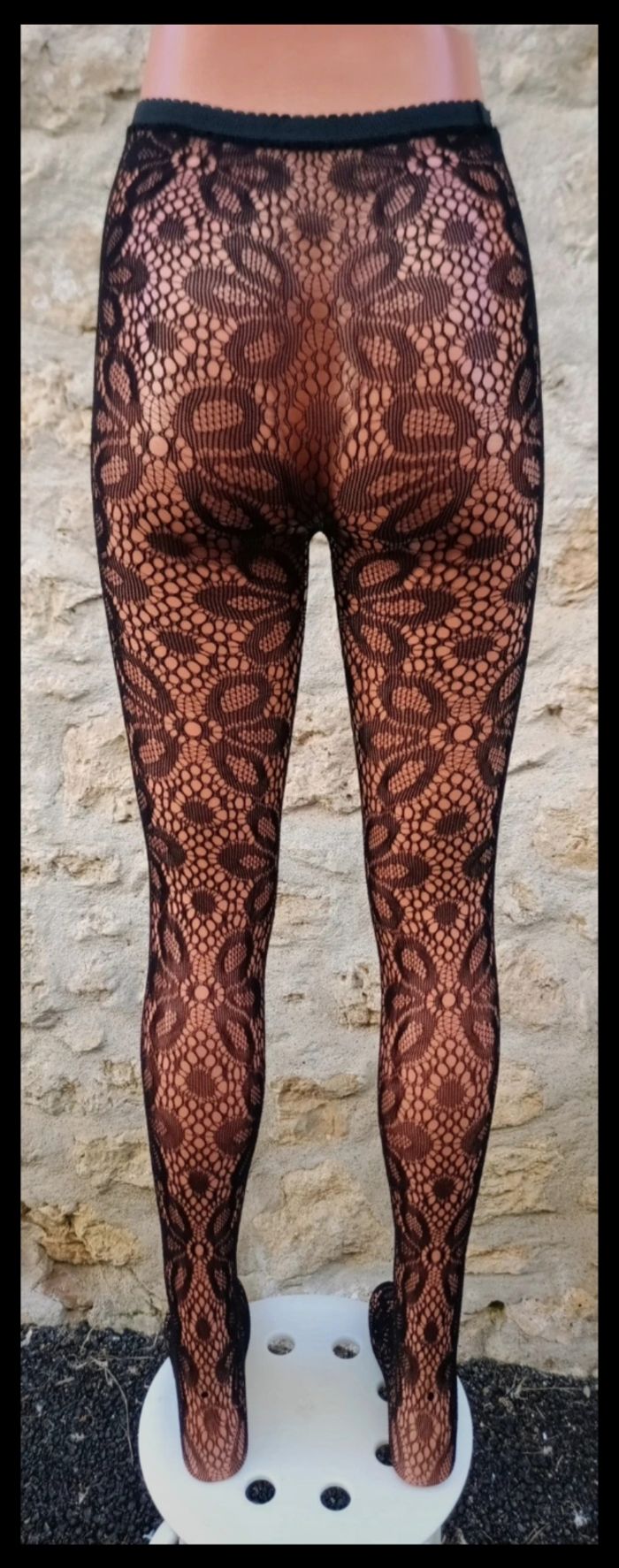 Collant résille motif fantaisie - photo numéro 3