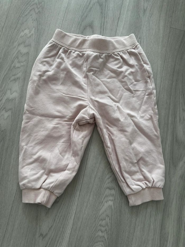 Jogging rose pale oversize Zara 6/9 mois 74cm