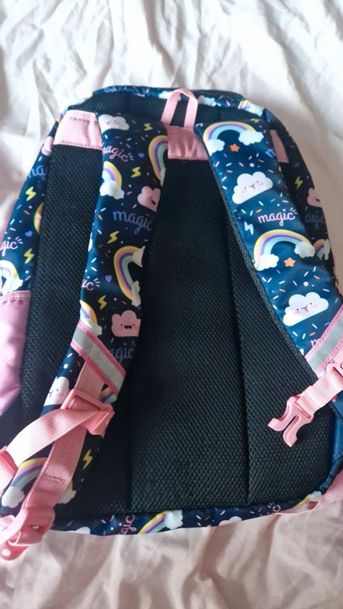 Cartable licorne et sa trousse - photo numéro 6