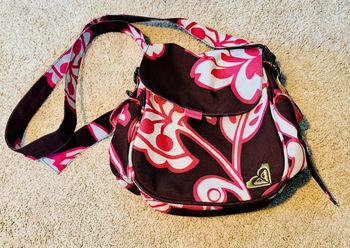 Sacoche ROXY rose et marron