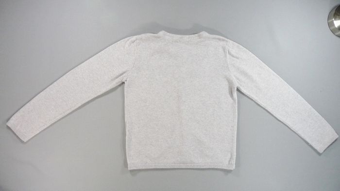 Gilet cardigan tricot gris Kiabi 8 ans 126 – 131 cm fille - photo numéro 3