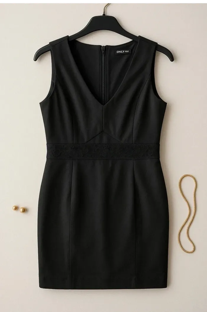 Robe noire élégante femme M – Marque ONLY U – soirée/cocktail