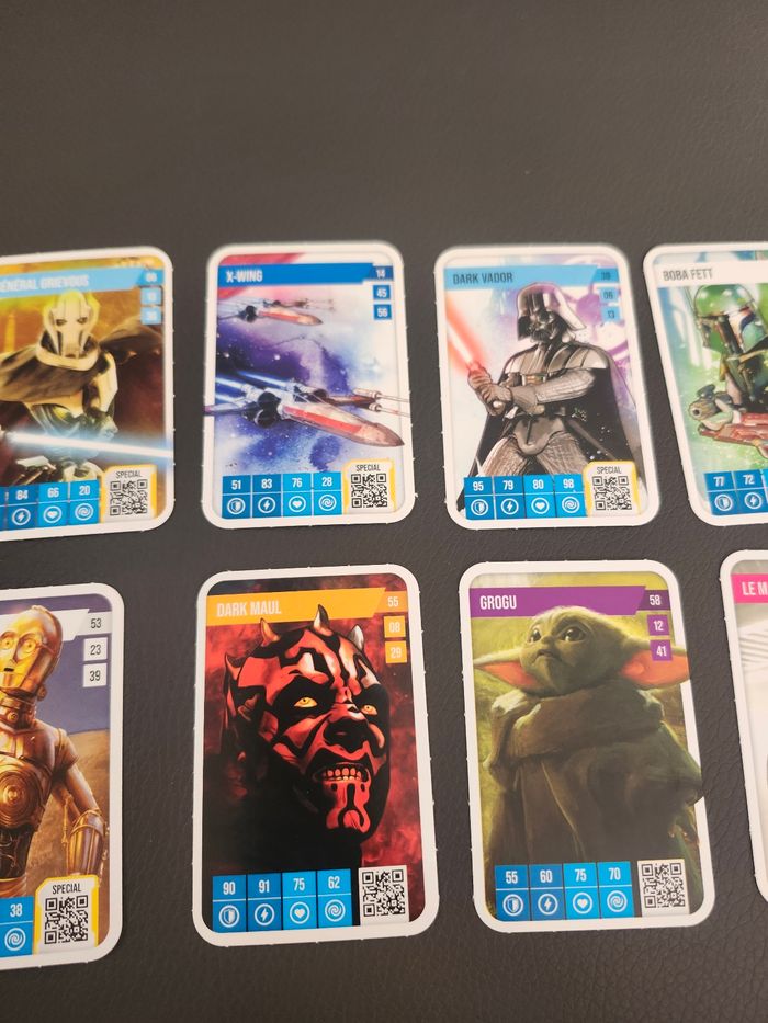 Lot 11 cartes auchan star wars - photo numéro 3