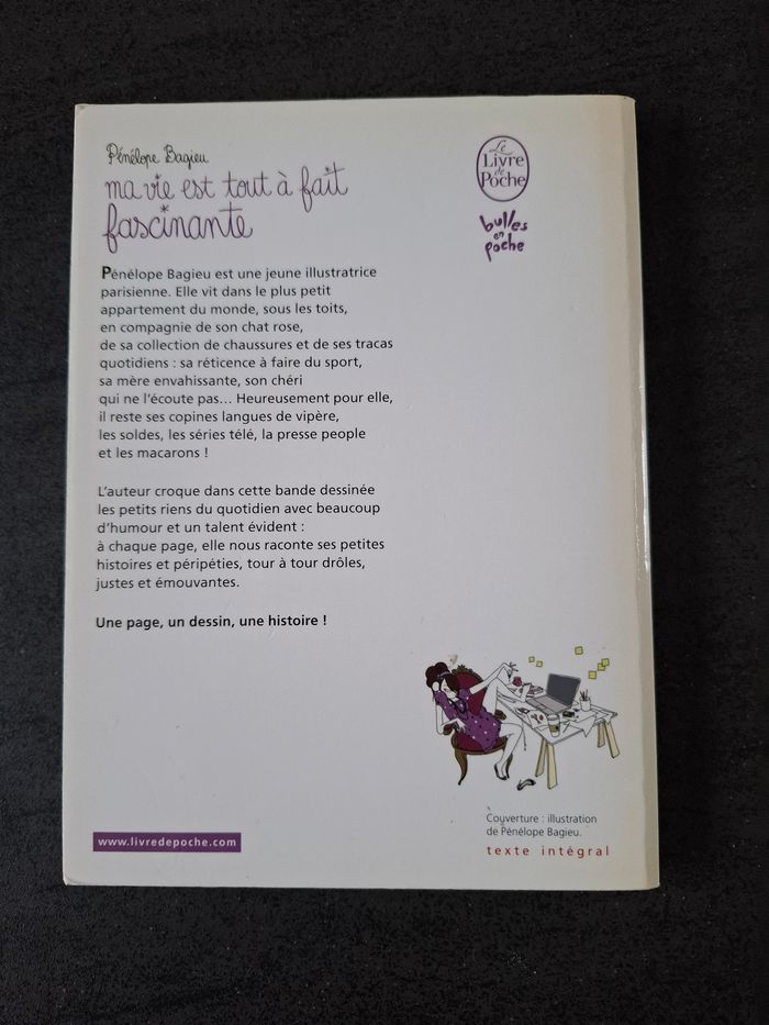 Livre Ma vie est tout à fait fascinante de Pénélope Bagieu en bon état - photo numéro 2